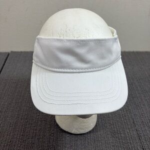 Sun Visor Hat Cap Unisex White Adjustable Solid Blank Outdoor Golf Tennis